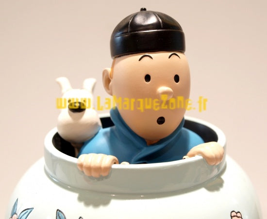Potiche Tintin Lotus Bleu 44 Cm