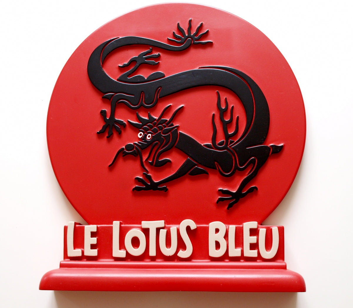 Statue Tintin Le Lotus Bleu En Résine - Hauteur 83 Cm - Copie Contemporaine - Neuf