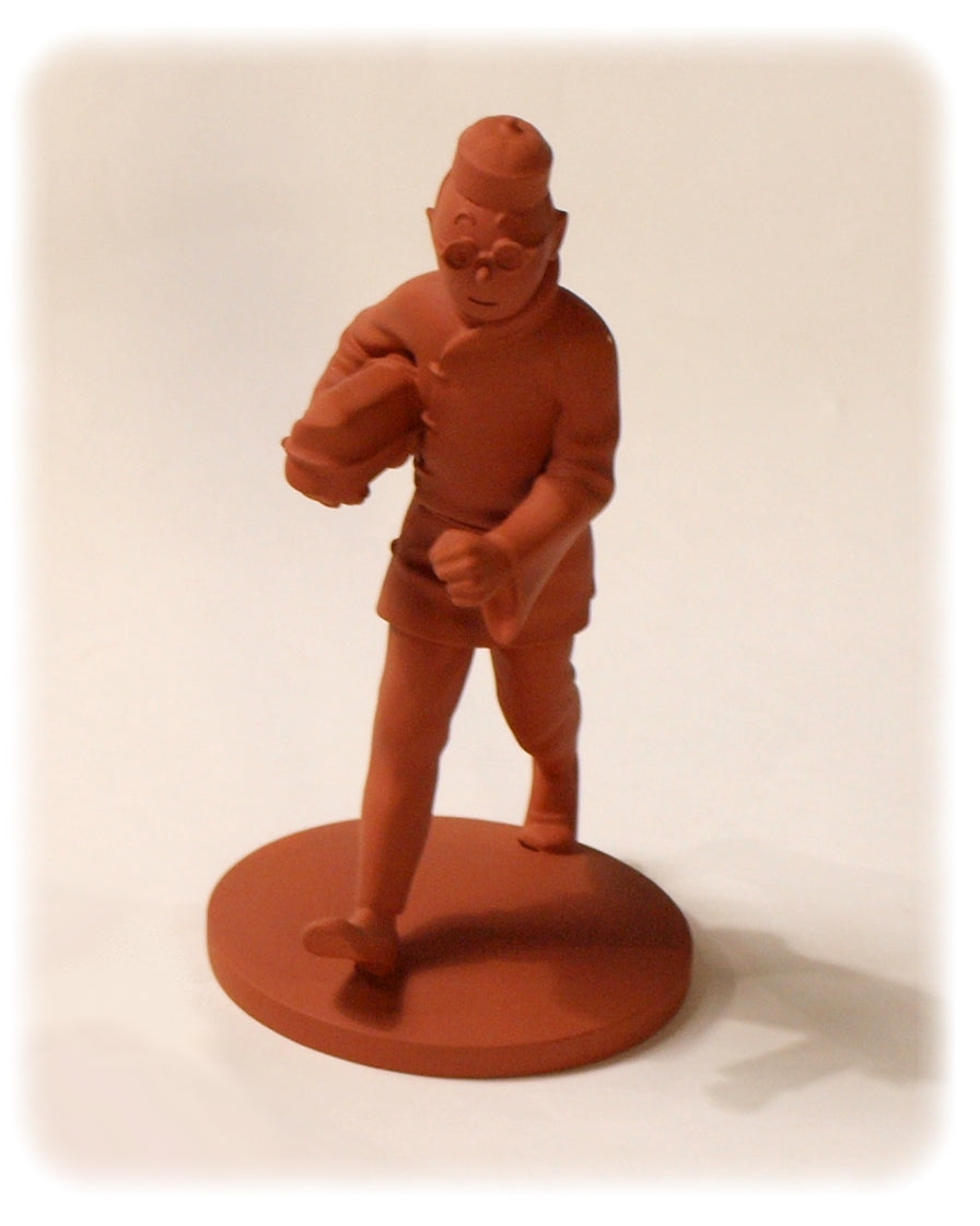 Figurine Résine Haddock Avec Bouteille Whisky – Moulinsart – 12 Cm
