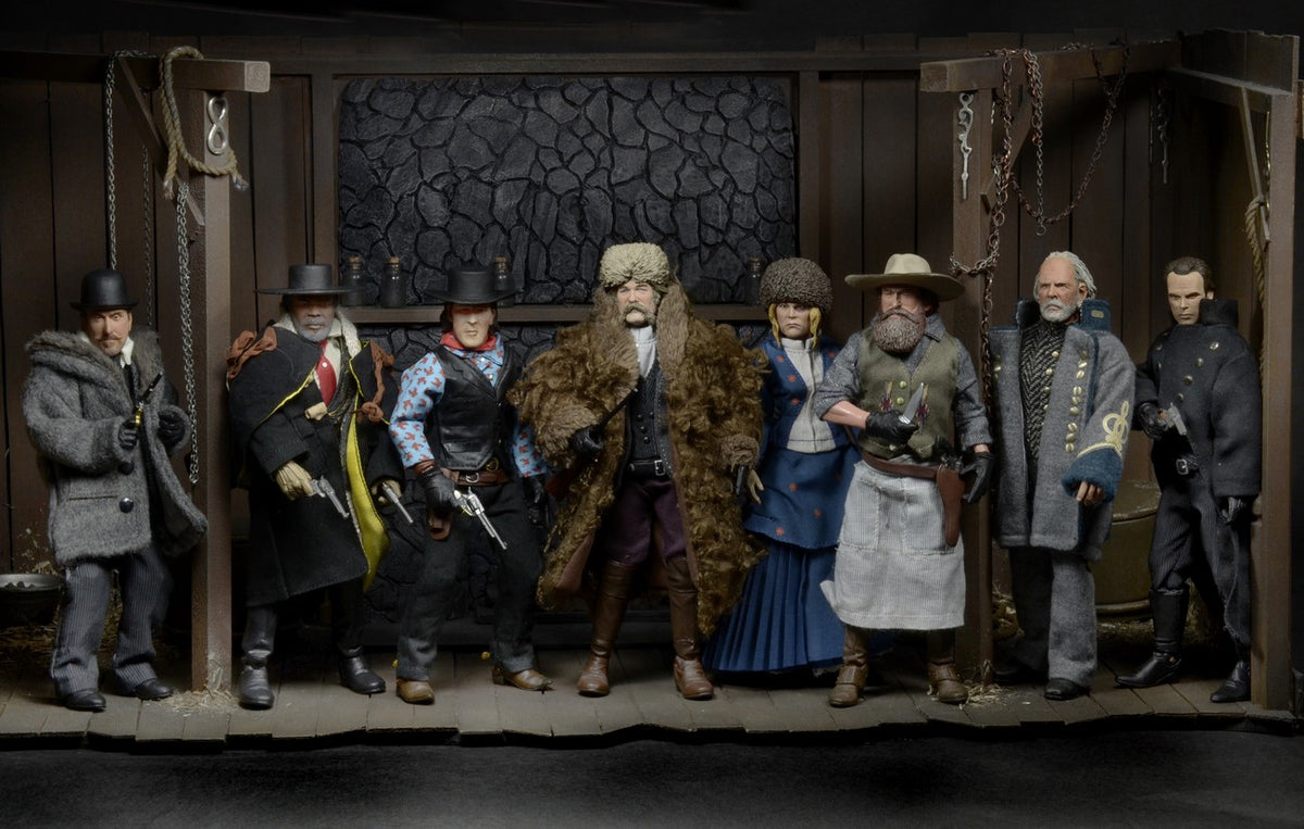 TARANTINO, LES HUIT SALOPARDS: assortiment de 8 figurines 