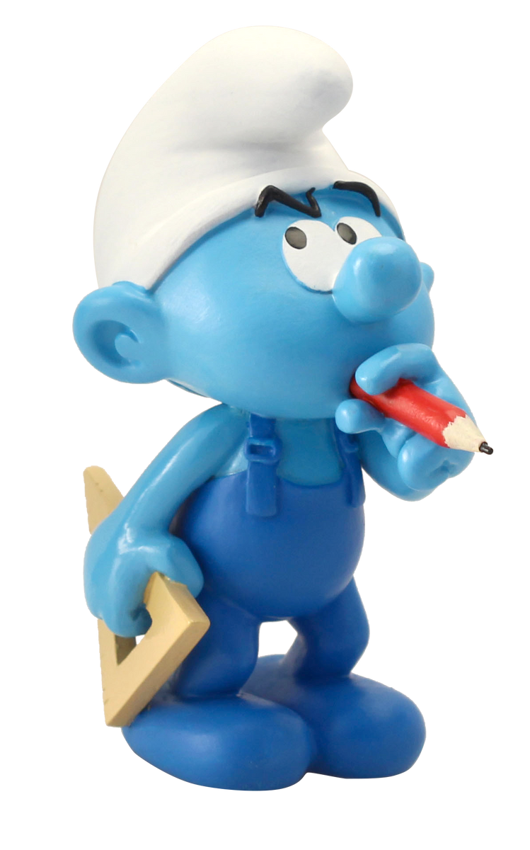LES SCHTROUMPFS: LE SCHTROUMPF MOQUEUR - statuette résine 10.5 cm, plastoy collectoys, collect00152 – La Marque Zone