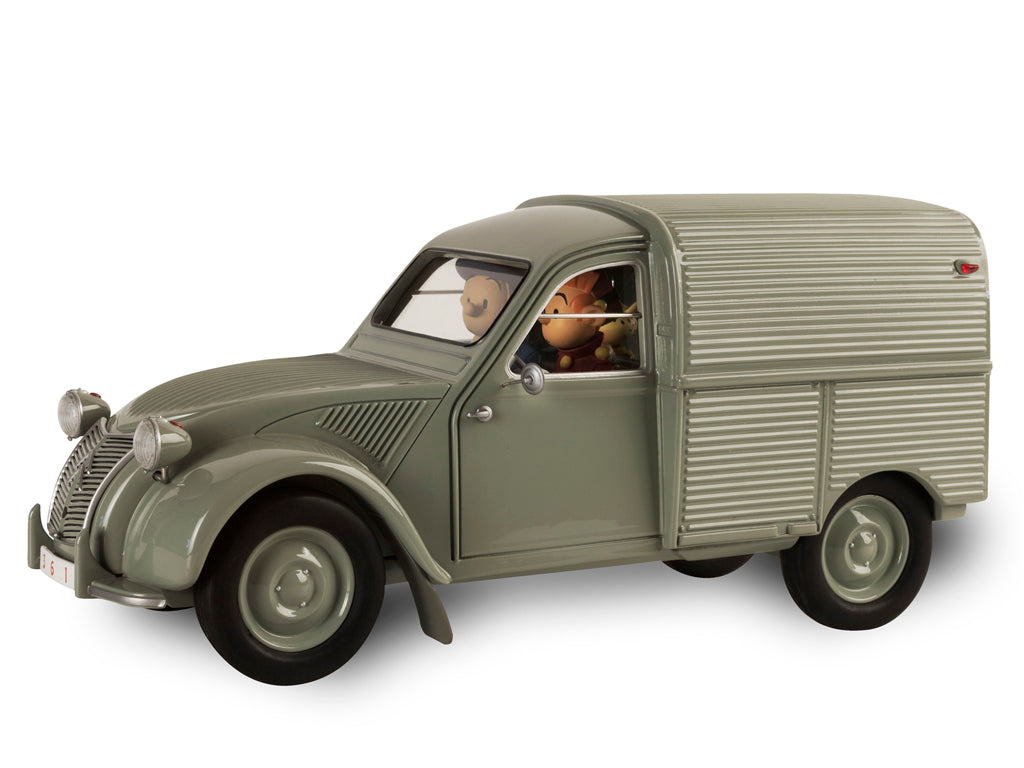 Voiture Spirou et Fantasio Citroën 2CV Fourgonnette - Le Gorille a bonne mine n° 4n° 2 - Collection Voiture Spirou et Fantasio Citroën 2CV Fourgonnette - Le Gorille a bonne mine n° 4n° 2 - Collection