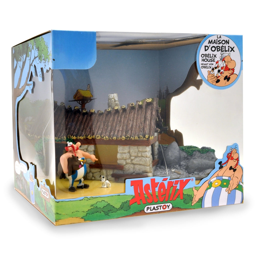 Plastoy SAS – Figurina Obelix Con Pietra Hinkelstein, Da Collezione, Dettagli Curati