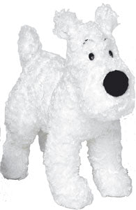 Peluche chien Milou TY Les aventures de Tintin Snowy Juratoys 21 cm