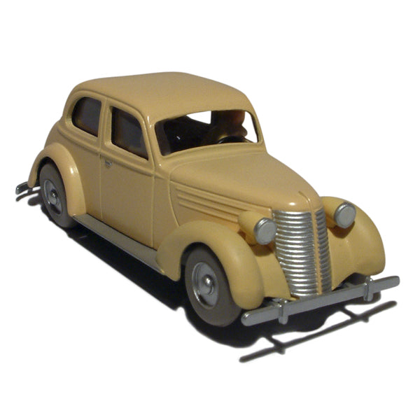 TinTin ミニカー　1/43 Crabe aux Pinces Dor EN VOITURE, TINTIN (seconde edition) - #10 VOITURE ACCIDENTEE 