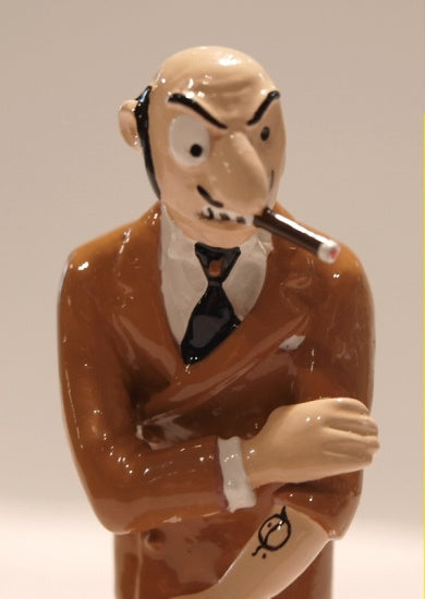 Figurine Tintin Rastapopoulos Tatouage - Résine NEUF - Boîte D'origine Scellée