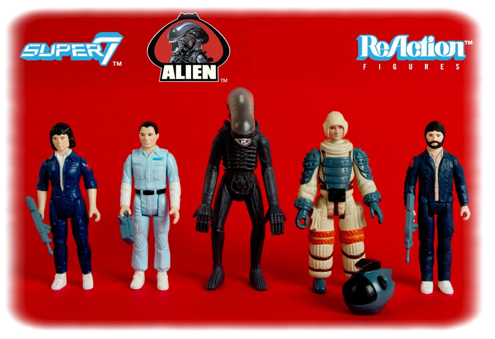 ALIEN: ReAction Figures - assortiment de 5 figurines articulées