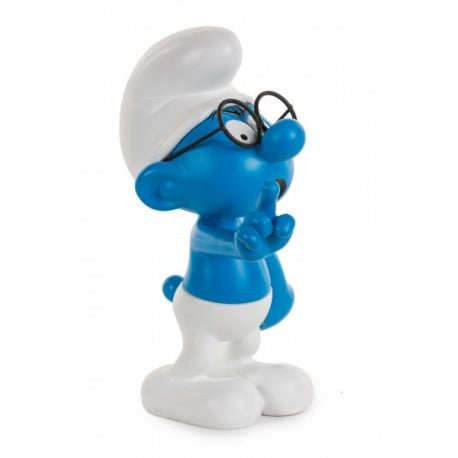 Miniature Vintage Clipy Ajena - Schtroumpf Avec Lunettes - Personnage Collection