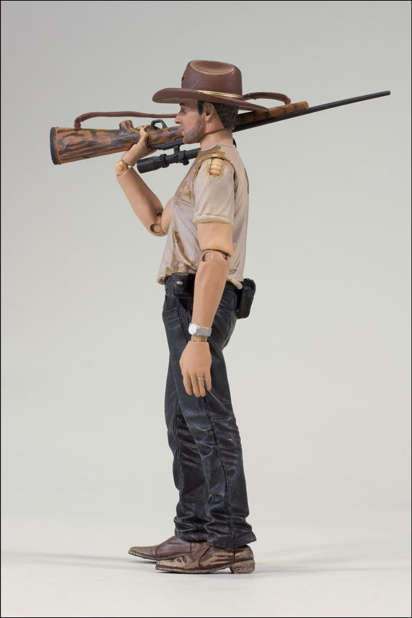 Figurine McFarlane Walking Dead Série 1 - Deputy Rick Grimes, 13 Cm