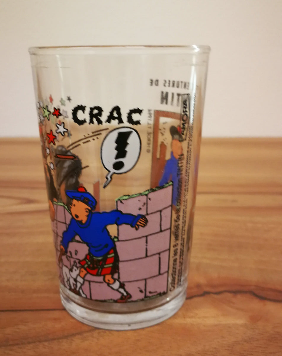 Verre Amora Occasion Verre à Moutarde Amora Collector Tintin 1994 - Les Bijoux De La Castafiore - Occasion - Objet De Collection Verre Ancien Promotionnel