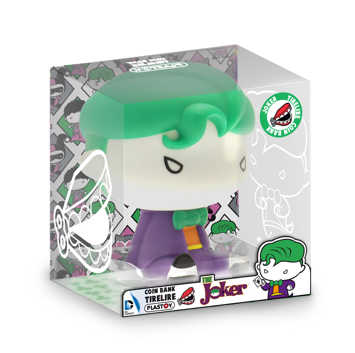 Tirelire Chibi The Joker Plastoy – Figurine DC Comics Justice League – Cadeau Parfait Pour Fans De Batman
