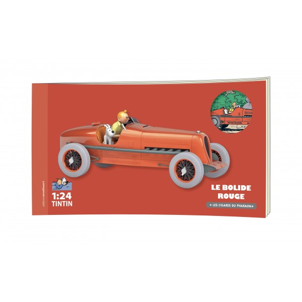 Tintin - Ensemble de 2 voitures 1:24 - Le bolide rouge + La décapotable Tintin - Ensemble de 2 voitures 1:24 - Le bolide rouge + La décapotable
