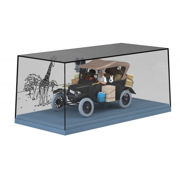 Voiture Tintin 1/24 - La Ford T Noire - Tintin Au Congo N°5 Par Hachette - Comme Neuve