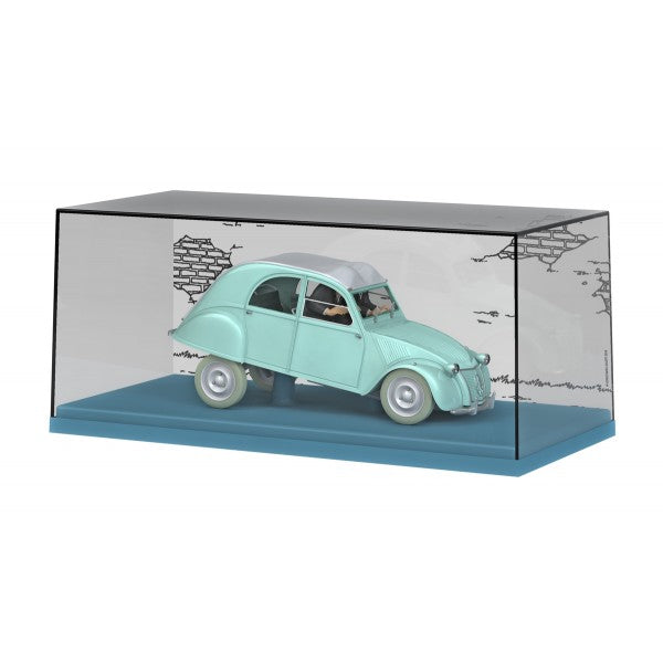Véhicule Moulinsart Tintin - La Citroën 2CV Des Dupondts Affaire Tournesol Echelle 124 Véhicule Moulinsart Tintin - La Citroën 2CV Des Dupondts Affaire Tournesol Echelle 124