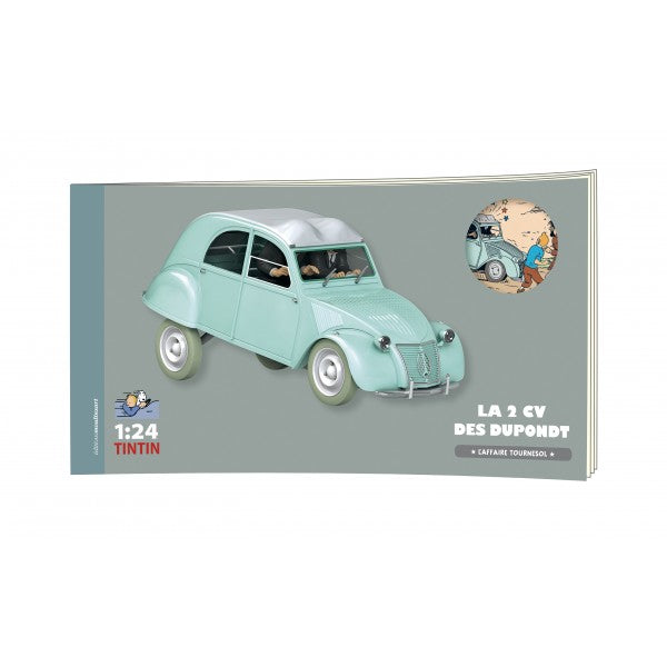 Les voitures de TINTIN la 2cv des Dupondt l'affaire Tournesol 08