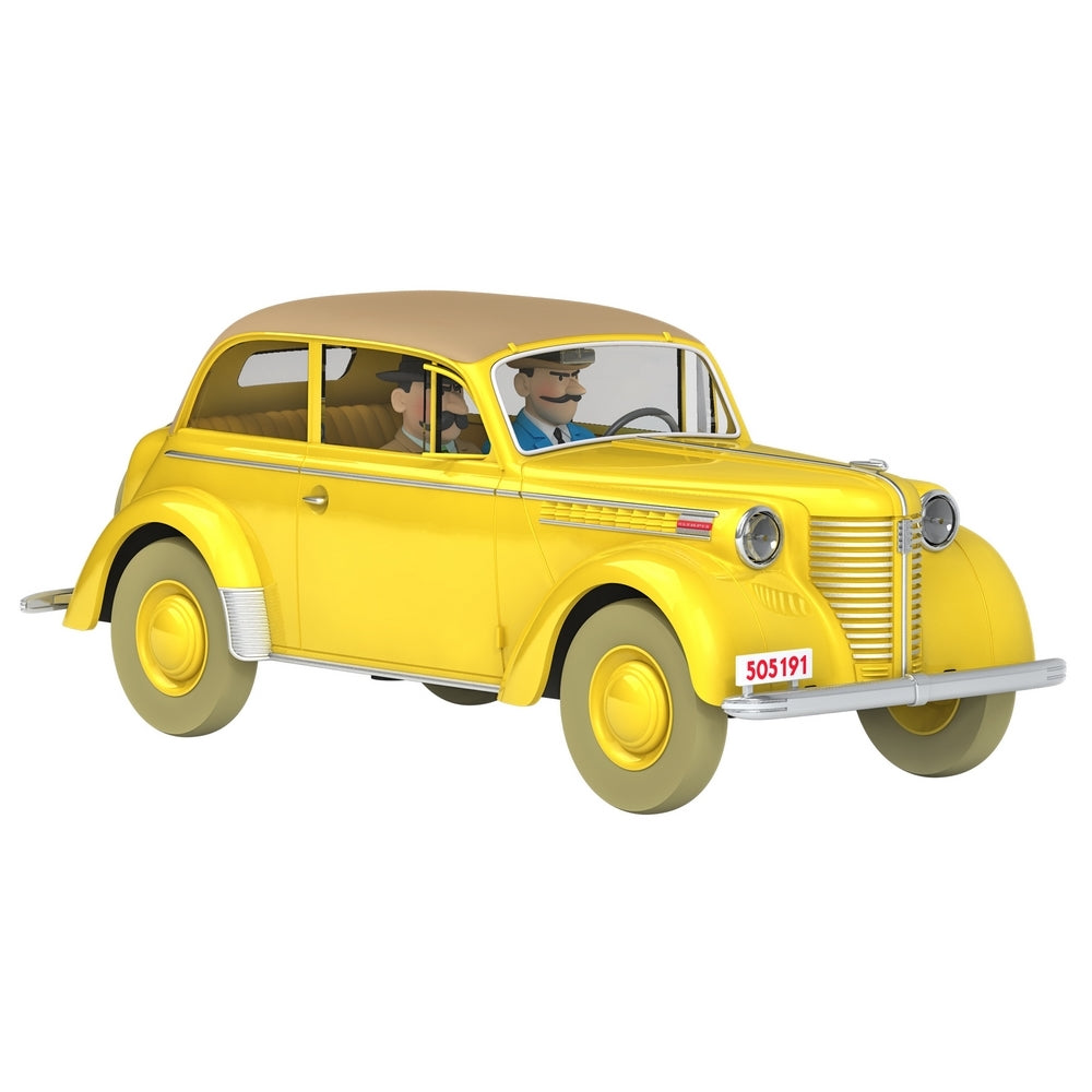 Hachette - Les Voitures De Tintin N°1/24 : L'Olympia Des Espions (Opel Olympia OL38) - Jaune/Beige