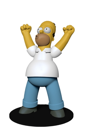 THE SIMPSONS: HOMER - 14 cm resin statue