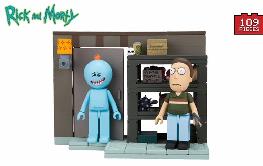 RICK AND MORTY: SMITH FAMILY GARAGE RACK - building set
