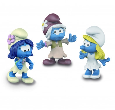 THE SMURFS, THE LOST VILLAGE: boxset of 3 pvc figures (20801)