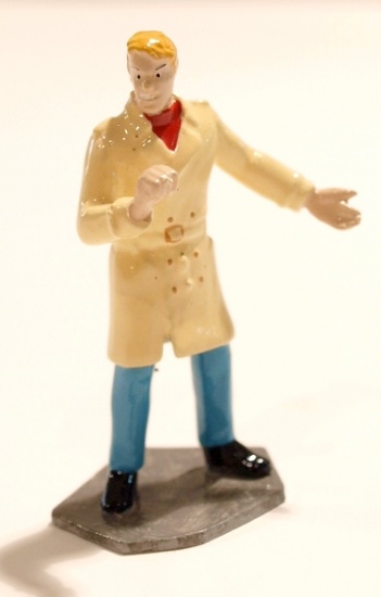 RIC HOCHET - mini figurine métal 4.5 cm