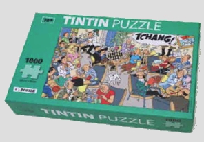 TINTIN: TCHANG! - puzzle 1000 pièces 50 x 75 cm