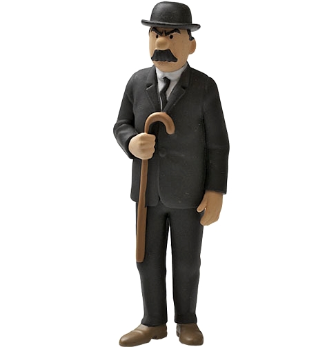 TINTIN: DUPONT CANNE - figurine plastique (grand modèle) série 2 #7