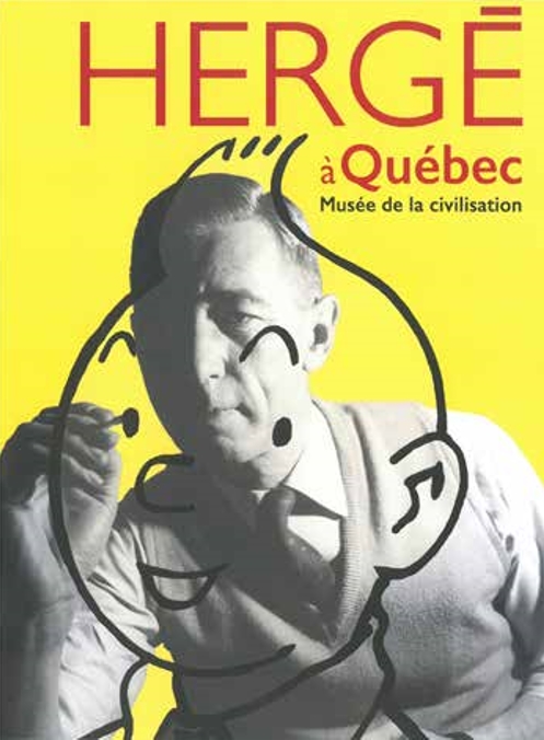 HERGE - affiche de l'exposition Hergé à Québec 50 x 70 cm