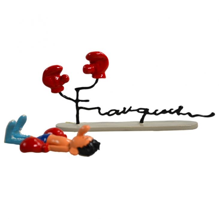 LES SIGNATURES DE FRANQUIN: GANT DE BOXE - figurine métal