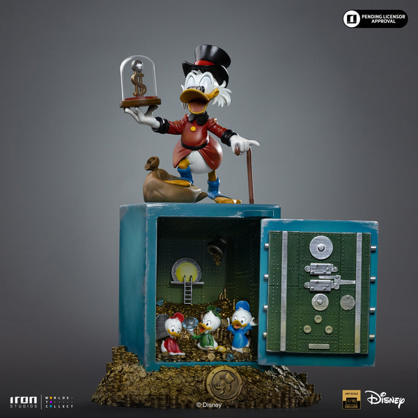 Statuette de collection Duck Tales Picsou / Uncle Scrooge Mcduck (Deluxe), Iron Studios Art Scale 1/10