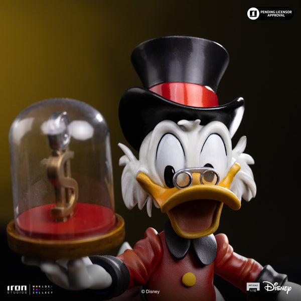 Statuette de collection Duck Tales Picsou / Uncle Scrooge Mcduck, Iron Studios Art Scale 1/10