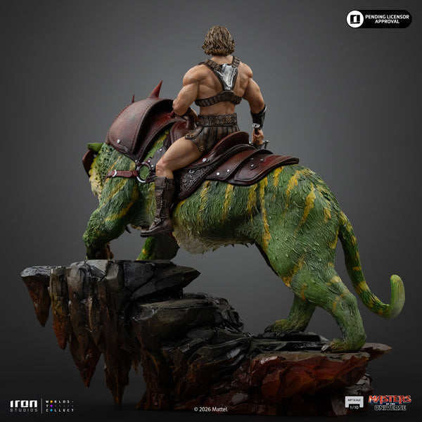 Statuette de collection He-Man and Battle Cat - Master Of The Universe movie, Iron Studios Deluxe Art Scale 1/10 2026