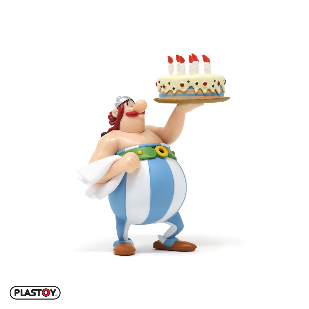 Plastoy Astérix Figurine Obélix menhir message Souvenir d'Armorique - PVC - 8 cm Plastoy Astérix Figurine Obélix menhir message Souvenir d'Armorique - PVC - 8 cm