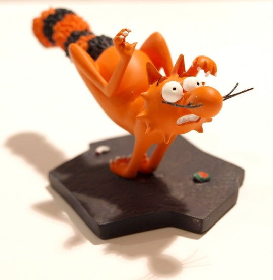 THE FABULOUS FREAK BROTHERS - LE CHAT DE FAT FREDDY - statuette résine 5.5 cm