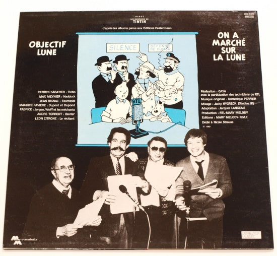 TINTIN - DISQUE VINYL 