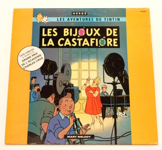 TINTIN - DISQUE VINYL LES BIJOUX DE LA CASTAFIORE