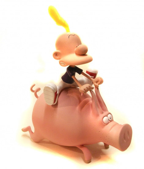 TITEUF - COCHON - tirelire pvc 20 cm