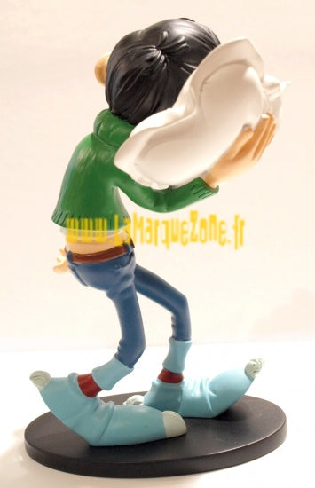 GASTON LAGAFFE: GASTON ET SON OREILLER - statuette résine