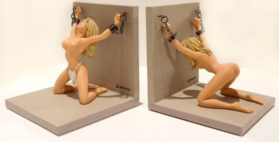 LES FILLES DE DANY: LES ENCHAINEES - serres-livres en résine