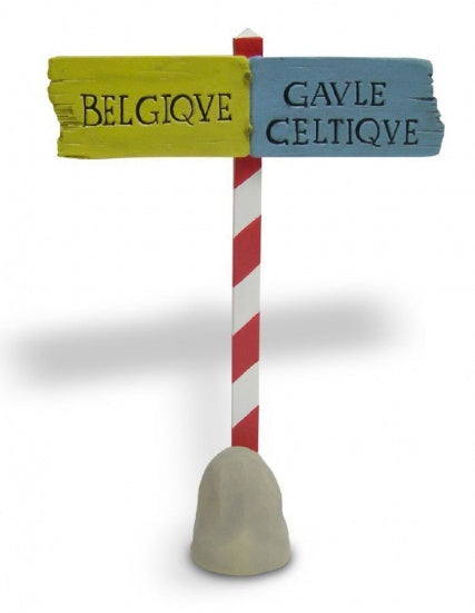 ASTERIX: PANNEAU FRONTIERE - statuette résine 21 cm