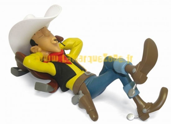 LUCKY LUKE: LA SIESTE - statuette résine 15 cm