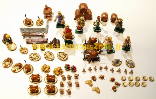 ASTERIX - LE BANQUET N°2 "BONNEMINE & LES SERVEURS"