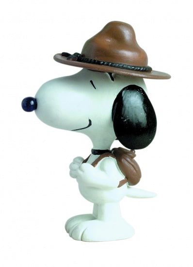 SNOOPY: SNOOPY SCOUT - figurine plastique 6 cm