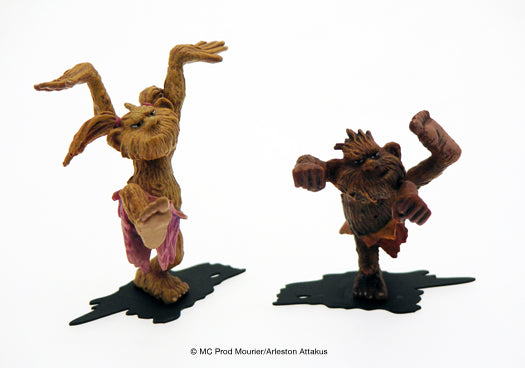 TROLLS DE TROY: GNONDPOM & TYNETH - statuettes résine 5 cm