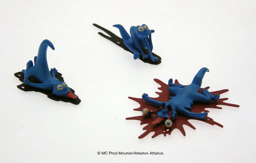 TROLLS DE TROY: PACK DE 3 SCHFOUMPFS N°2 - statuettes 4 cm