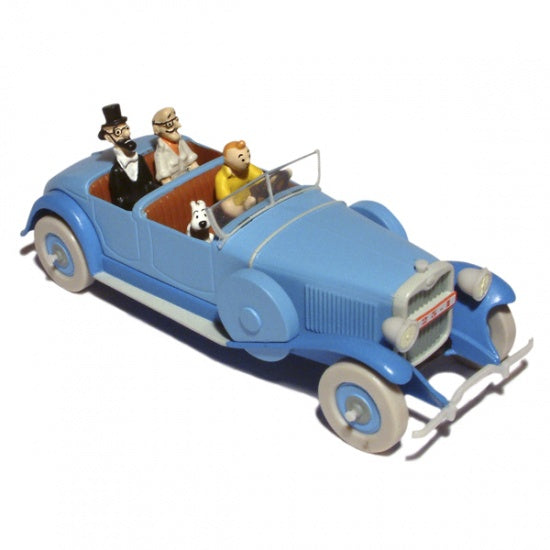 EN VOITURE, TINTIN N°5: LA LINCOLN TORPEDO DES "CIGARES DU PHARAON"