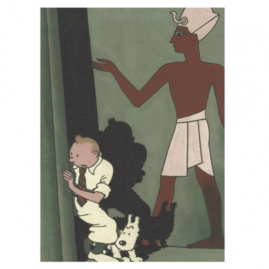 TINTIN: "LES CIGARES DU PHARAON" - bloc-notes A6