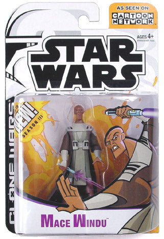 STAR WARS CLONE WARS ANIMATED MACE WINDU, hasbro, – La Marque Zone