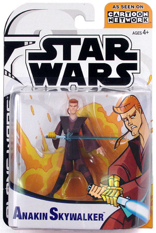 Figurine articulée Anakin Skywalker Star Wars Clone Wars Animated Hasbro 2003
