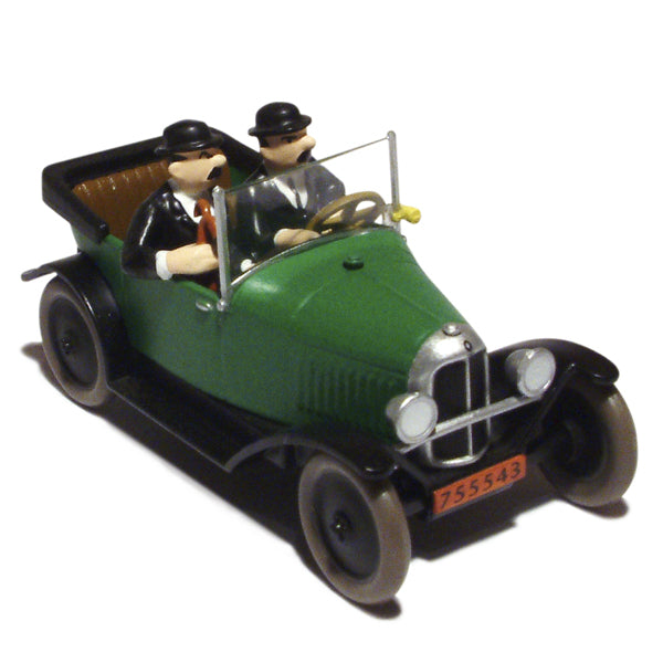 EN VOITURE, TINTIN N°17 - CITROEN TORPEDO "AU PAYS DE L'OR NOIR"
