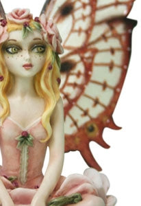 LES FEES D'OLIVIER LEDROIT: CARELINE - statuette résine 12 cm